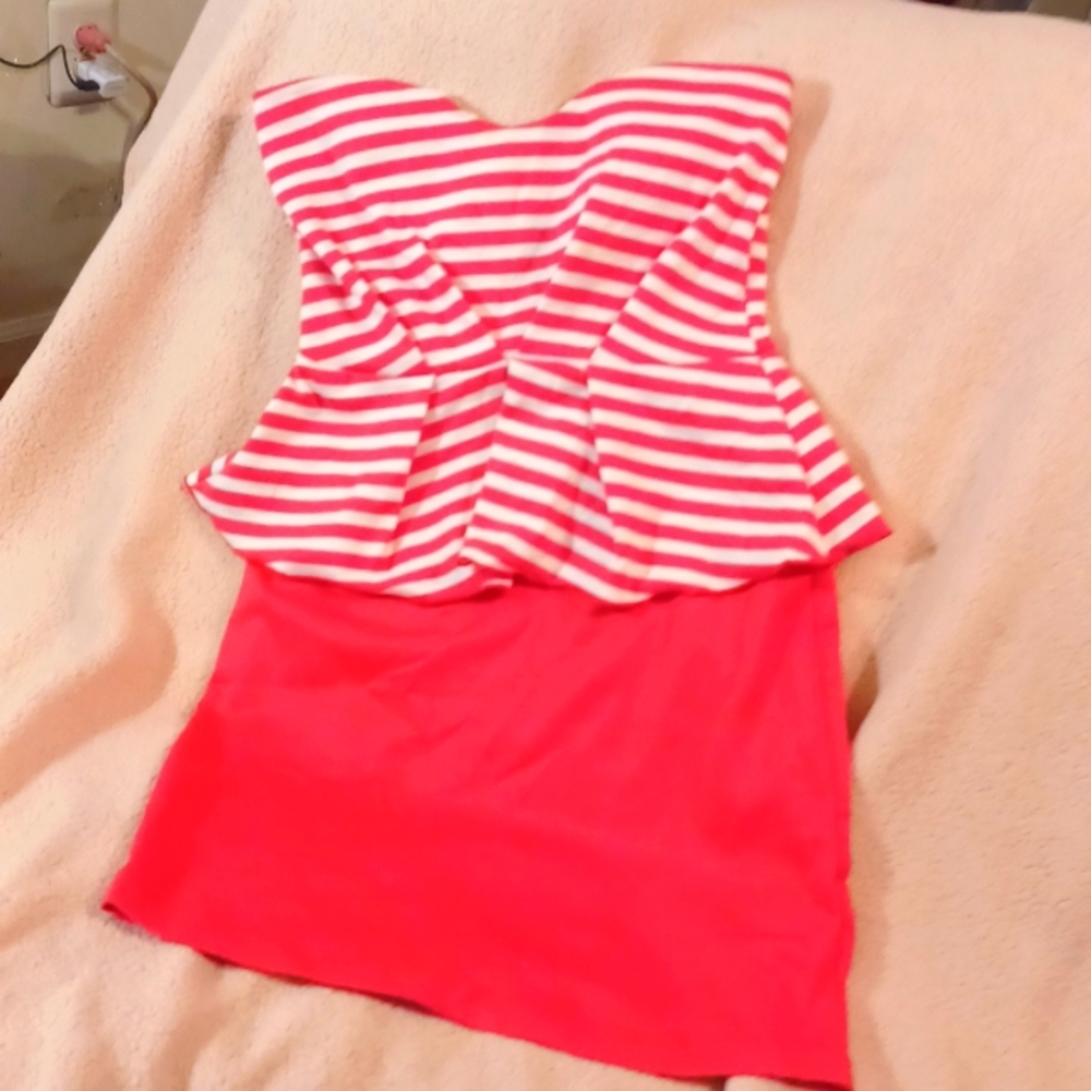 Little Pink Striped Dress